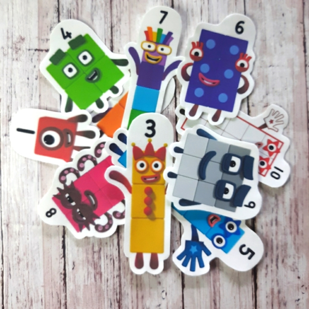 Numberblocks 1-10 Stickers